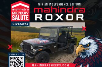 Mahindra ROXOR Giveaway